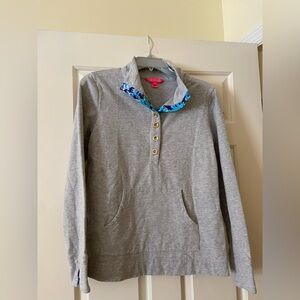 1/4 button down with front pocket